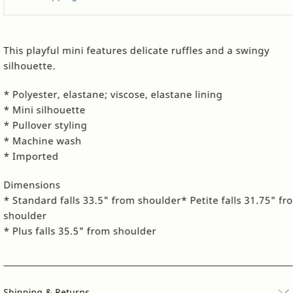 Anthropologie Ruffle Stretchy Knit Mini Dress - Picture 14 of 14